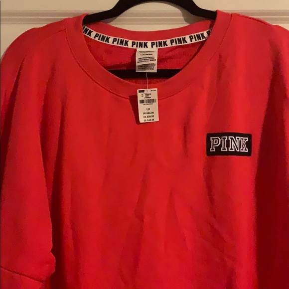 PINK Victoria's Secret Tops - PINK Boyfriend Crew. Never Worn! 😍
